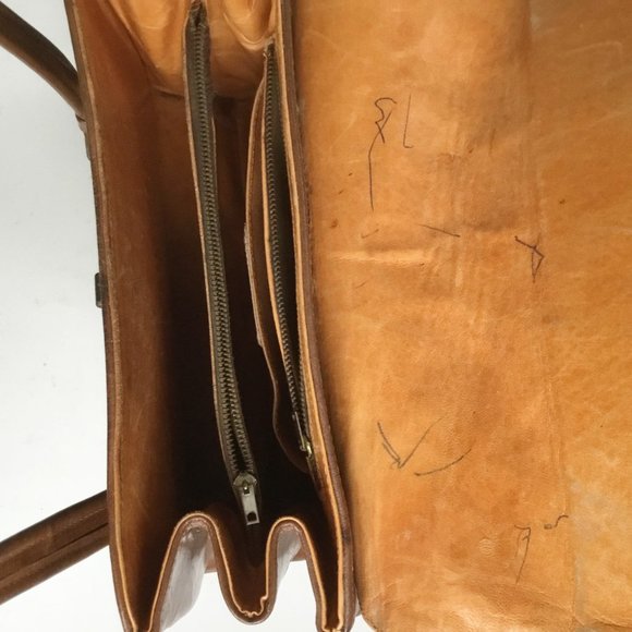 Vintage Avelar's Hand Tooled Floral Leather Handbag Bag Purse - Picture 11 of 13